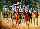 Horse Race by Leonid Afremov